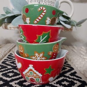 Holiday Time Gingerbread Measuring Cups